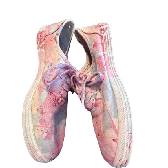 ๐HP!๐ Customized Pink Splatter Sneakers by Universal Threads-Size 7 - Picture 6 of 8